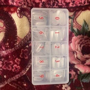 Clear Square FALSE Nails. (500 pieces)